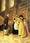 Baby Paintings - Admiring the Baby by George Goodwin Kilburne